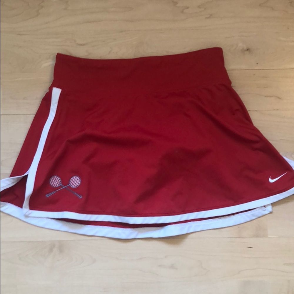 NIKE Red Tennis Skirt SZ Small